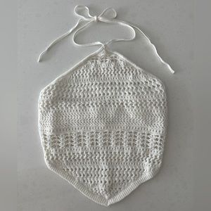 Abercrombie Crochet Bandana Hem Tank